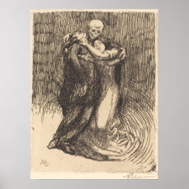 Liebe (von Paul-Albert Besnard) Poster