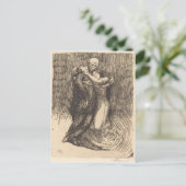 Liebe (von Paul-Albert Besnard) Postkarte (Stehend Vorderseite)