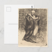 Liebe (von Paul-Albert Besnard) Postkarte (Vorne/Hinten)
