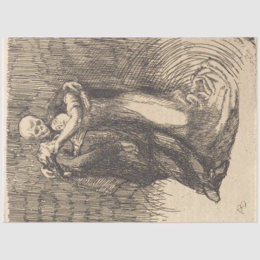 Liebe (von Paul-Albert Besnard) Seidenpapier (Vorderseite)