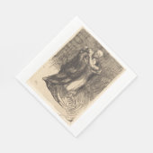 Liebe (von Paul-Albert Besnard) Serviette (Ecke)