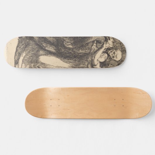 Liebe (von Paul-Albert Besnard) Skateboard (Horizontal)