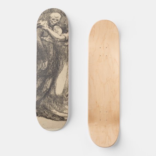 Liebe (von Paul-Albert Besnard) Skateboard (Vorderseite)
