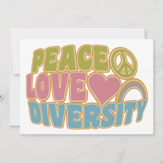 LIEBE von PEACE DIVERSITY Ankündigung (Vorderseite)