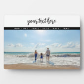 Liebe von personalisierten Fotos Fotoplatte (Vorderseite)