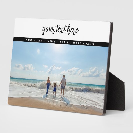 Liebe von personalisierten Fotos Fotoplatte (Seite)