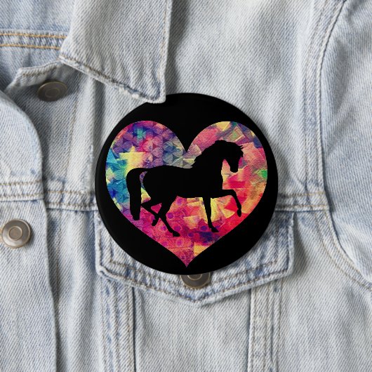 Liebe von Pferden Button (Beispiel)