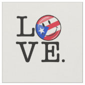 Liebe von Puerto Rico Stoff (Nahaufnahme)