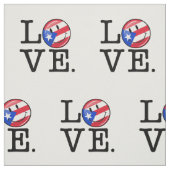Liebe von Puerto Rico Stoff (Muster)