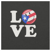 Liebe von Puerto Rico Stoff (Nahaufnahme)