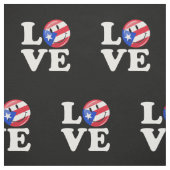 Liebe von Puerto Rico Stoff (Muster)