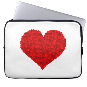 Liebe von Rotem Herzen Valentines für Freundin Fra Laptopschutzhülle