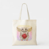 Liebe von Schweinen Tragetasche (Rückseite)