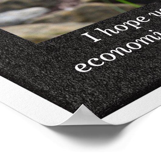 Liebe von Vögeln - Emily Dickinson Zitat - Druck Poster (Ecke)