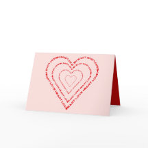 Liebe von Word-Herzschlägen /Ihr Text