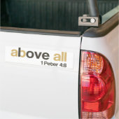 Liebe vor allem autoaufkleber (Auf Lkw)