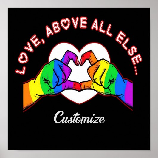 Liebe vor allem poster (Vorne)