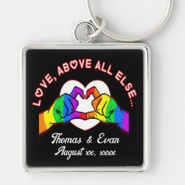 Liebe vor allem schlüsselanhänger