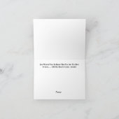 Liebe vor der Tennisspielkarte Karte (Innenseite)