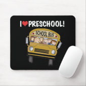Liebe-Vorschule des Schulbus-I Mousepad (Mit Mouse)