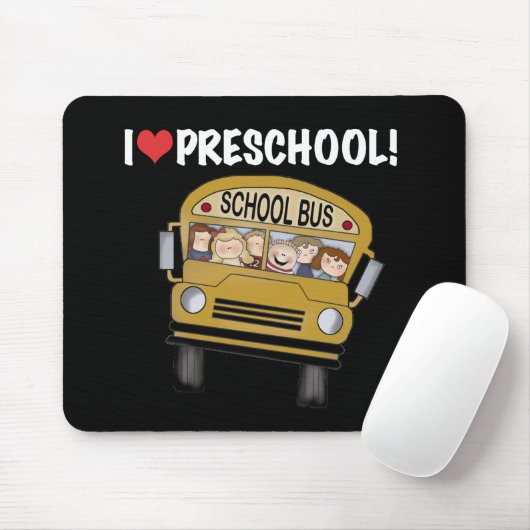Liebe-Vorschule des Schulbus-I Mousepad (Mit Mouse)