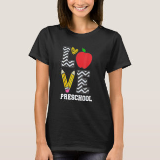 Liebe Vorschullehrer Pre K T-Shirt