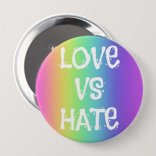 Liebe Vs Hate Button (Vorne & Hinten)