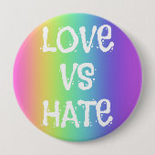 Liebe Vs Hate Button (Vorderseite)