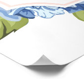 Liebe wachsen gelassen Zeichen Poster (Ecke)