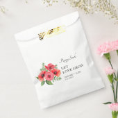 Liebe wachsen Mohnblüte Hochzeit lassend Geschenktütchen (Versiegelt)