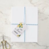 Liebe wachsen Pflanze Geschenk Zitronen Dusche gel Geschenkanhänger (Mit Garn)