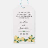 Liebe wachsen Pflanze Geschenk Zitronen Dusche gel Geschenkanhänger (Rückseite)