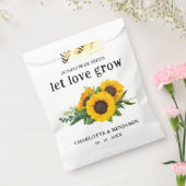 Liebe wachsen Sonnenblumenkerne, Hochzeit gelassen Geschenktütchen (Versiegelt)