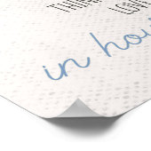 Liebe wächst am besten in kleinen Häusern Poster (Ecke)