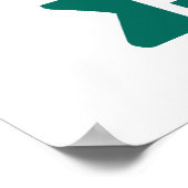 Liebe wächst dort, wo Freundlichkeit gepflanzt wir Poster (Ecke)