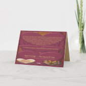 Liebe wächst ☥ Evolves ☥ Transformationen Dankeskarte (Rückseite)