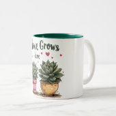 Liebe wächst hier zweifarbige tasse (VorderseiteRechts)