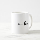 Liebe wächst Kaffee-Tasse Kaffeetasse (VorderseiteRechts)