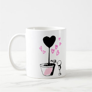 Liebe wächst Kaffee-Tasse Kaffeetasse