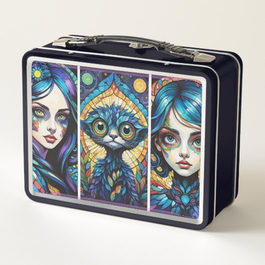 Liebe wächst metall brotdose (Rückseite)