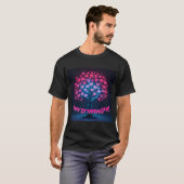 Liebe wächst: Neon Heart Tree Mens Tshirt (Vorne ganz)