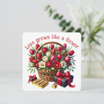 Liebe wächst - Valentintagskarte