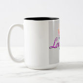 Liebe wächst zweifarbige tasse (Links)