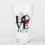LIEBE Waco Texas Glas (Vorderseite)