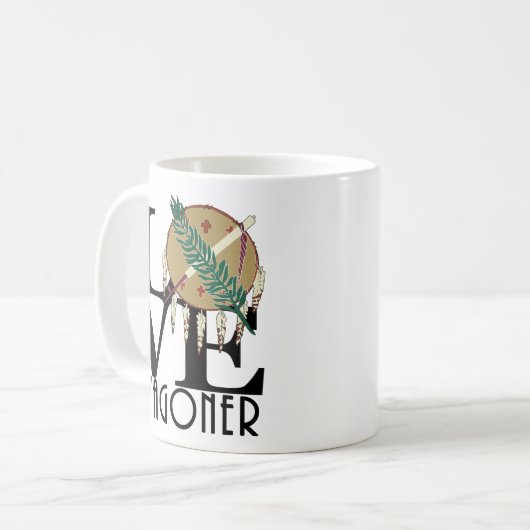 LIEBE Wagoner Oklahoma 11oz Kaffeetasse (Vorderseite Links)