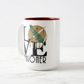 LIEBE Wagoner Oklahoma Zweifarbige Tasse (Vorderseite Links)