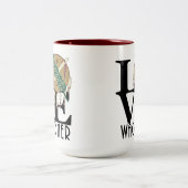 LIEBE Wagoner Oklahoma Zweifarbige Tasse (Mittel)