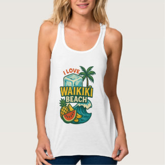 Liebe Waikīkī Beach Tank Top