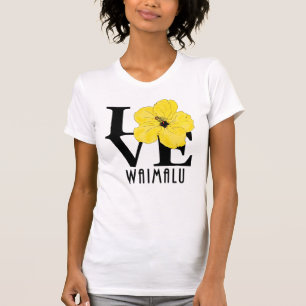LIEBE Waimalu Yellow Hibiskus T-Shirt