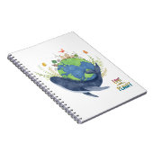 Liebe - Wal Notizblock (Rechte Seite)